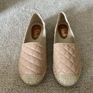New quilted look espadrilles size 7.5